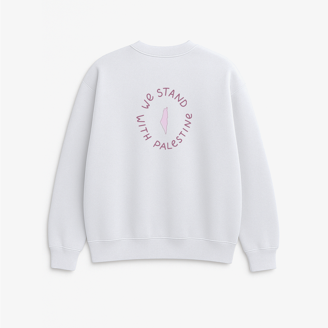 WSW Palestine - Printed Oversized Sweatshirt