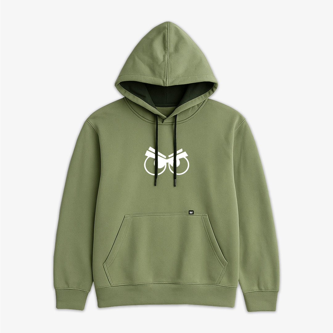 Don't Look Back - Printed Oversized Hoodie