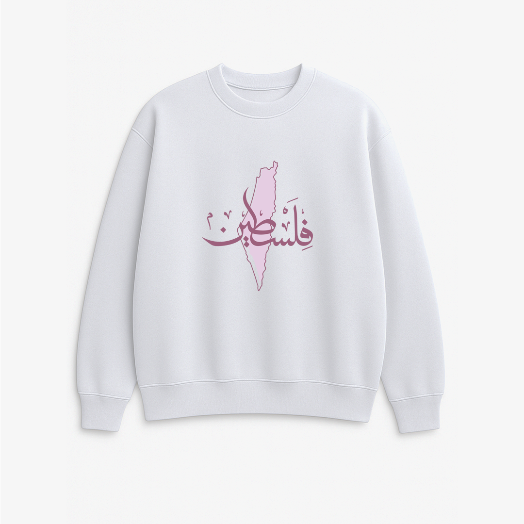 WSW Palestine - Printed Oversized Sweatshirt