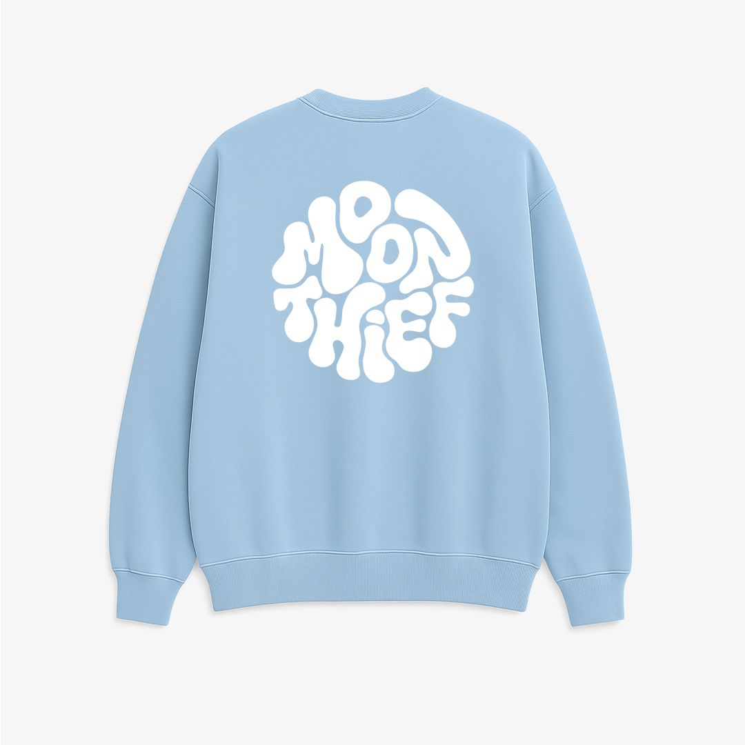 Moon Theif - Printed Oversized Sweatshirt