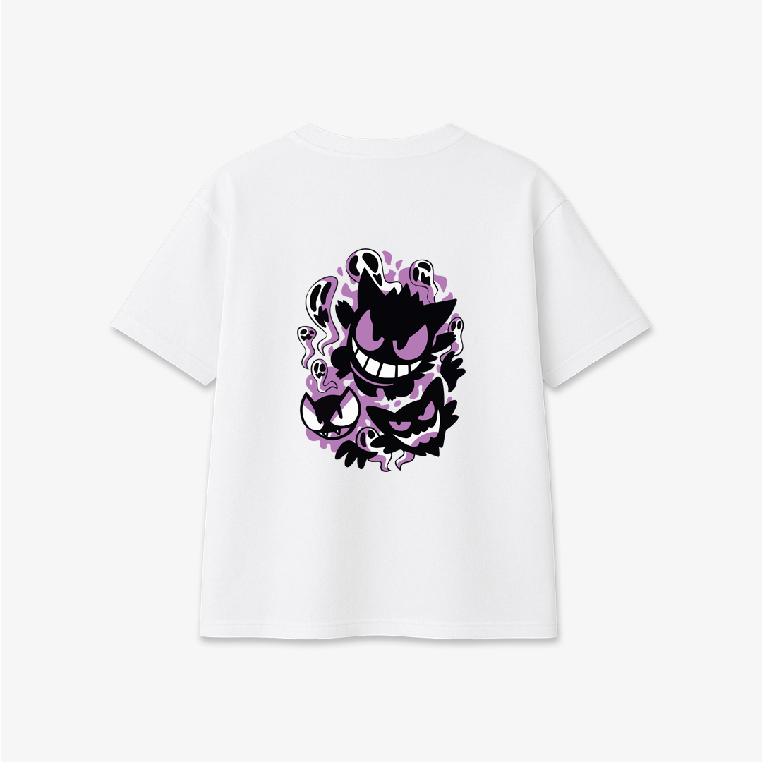 Gengar Pokemon - Printed Oversized T-Shirt