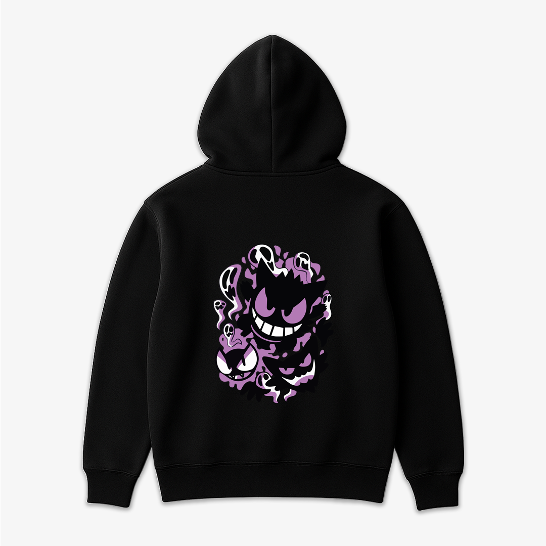 Gengar Pokemon - Printed Oversized Hoodie