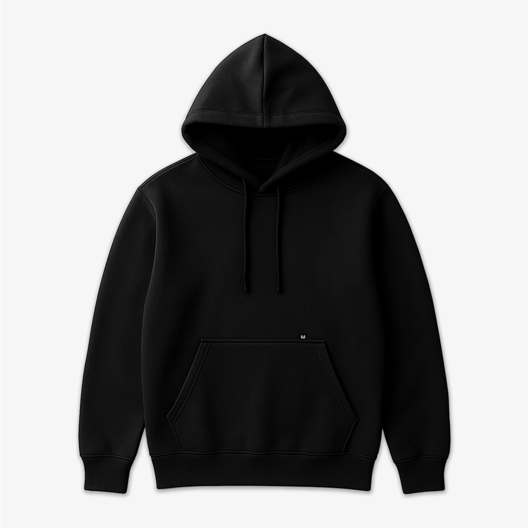 Black Oversized Hoodie - Premium Streetwear