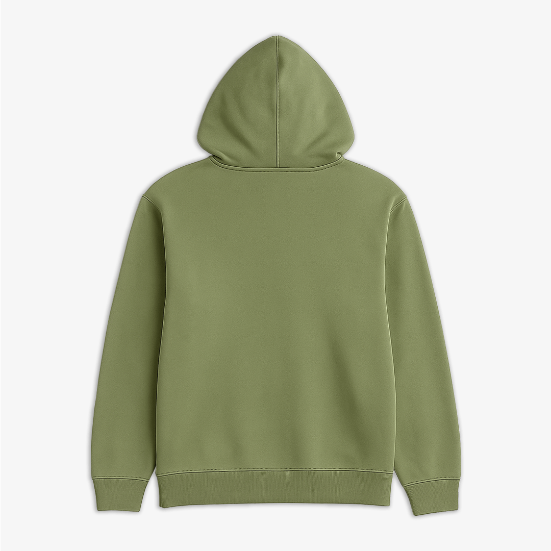 Olive Green Oversized Hoodie - Premium Streetwear