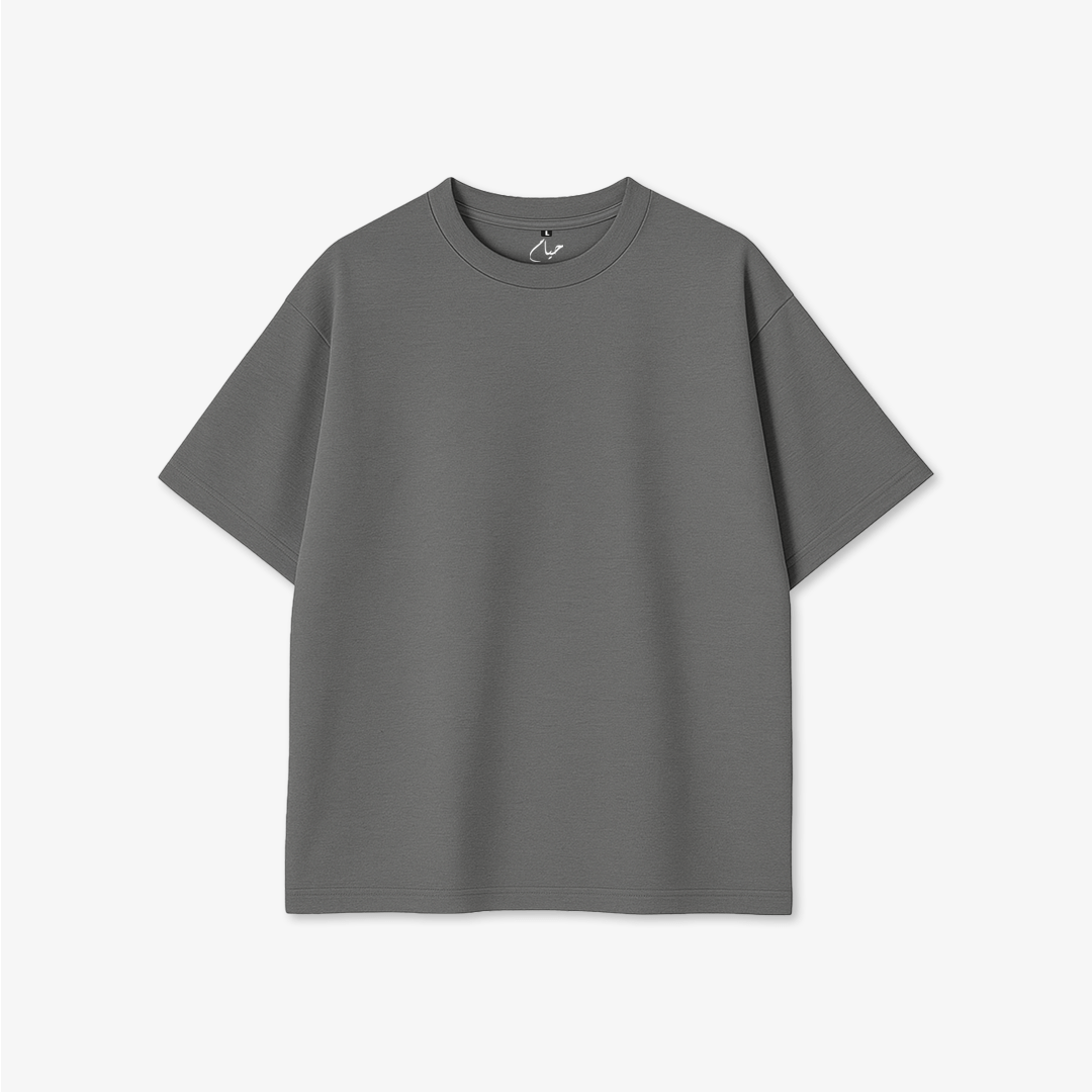 Grey Oversized T-Shirt - Casual Wear