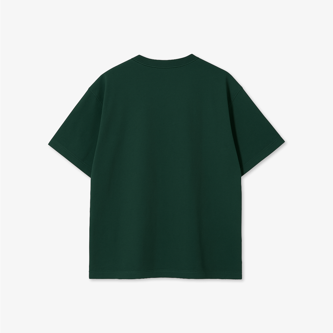 Olive Green Oversized T-Shirt - Casual Wear