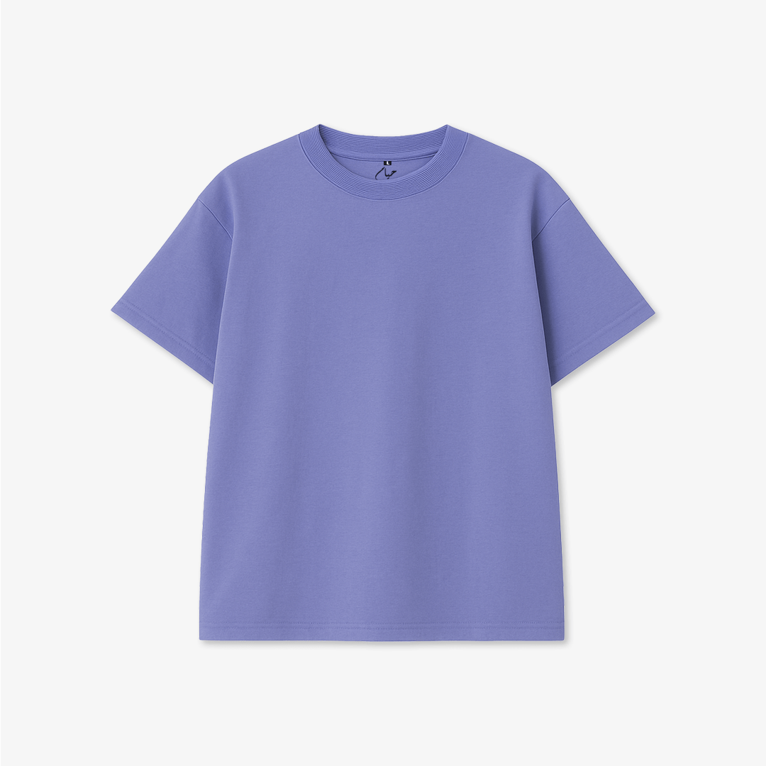 Purple Oversized T-Shirt - Casual Wear