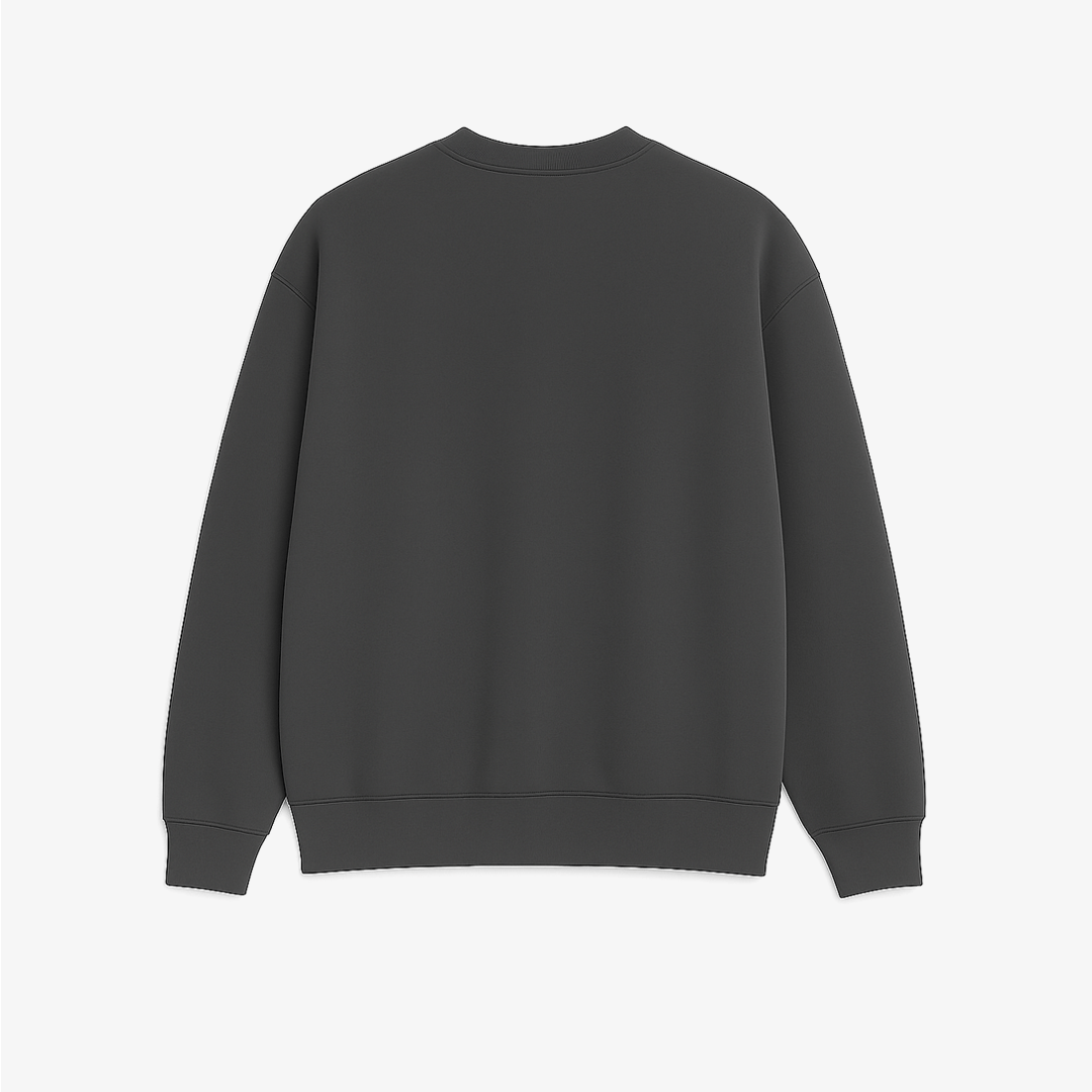 Grey Oversized Sweatshirt - Premium Casual Wear