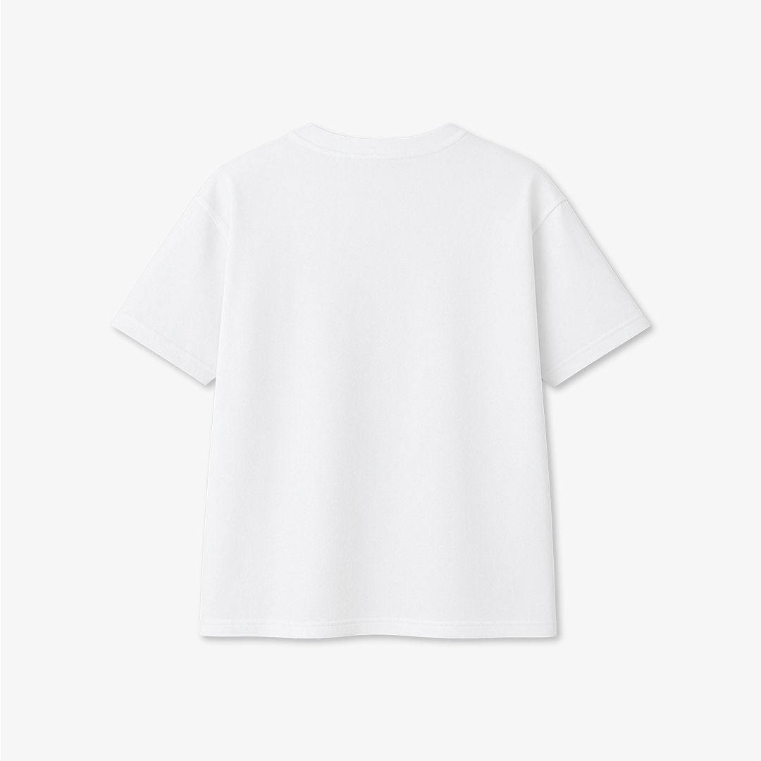 White Oversized T-Shirt - Casual Wear