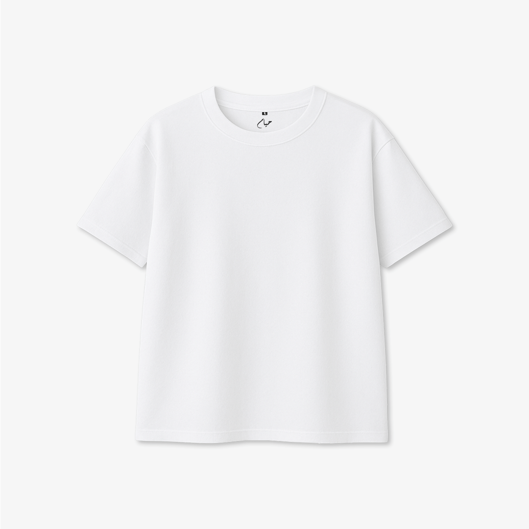 White Oversized T-Shirt - Casual Wear