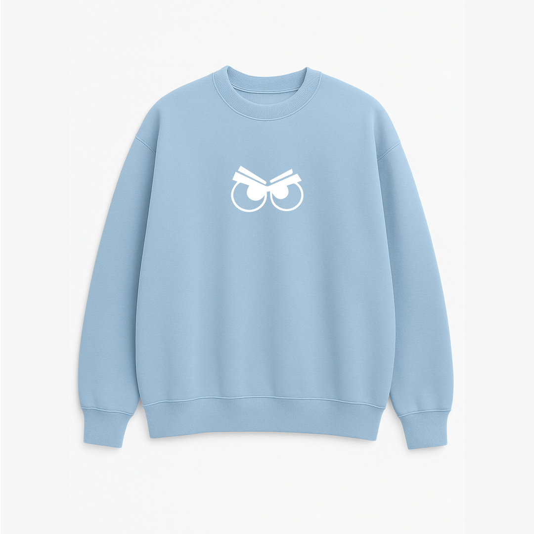 Don't Look Back - Printed Oversized Sweatshirt